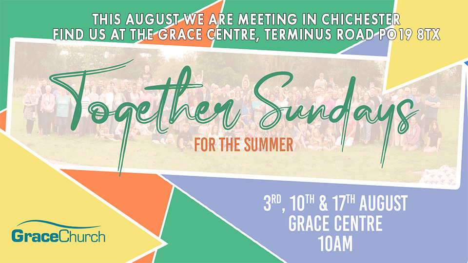Image of Summer Sunday dates when Grace Church meets in different venues