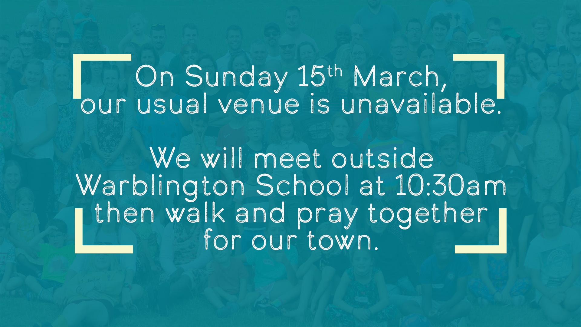 Image of Summer Sunday dates when Grace Church meets in different venues